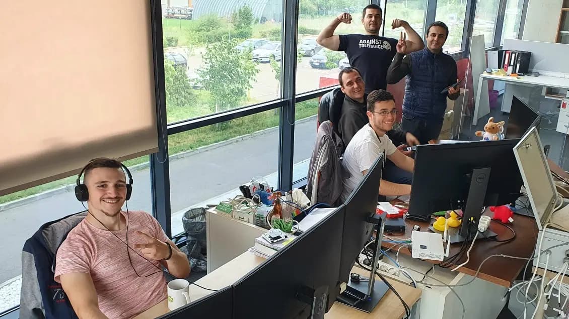Techtopia team working