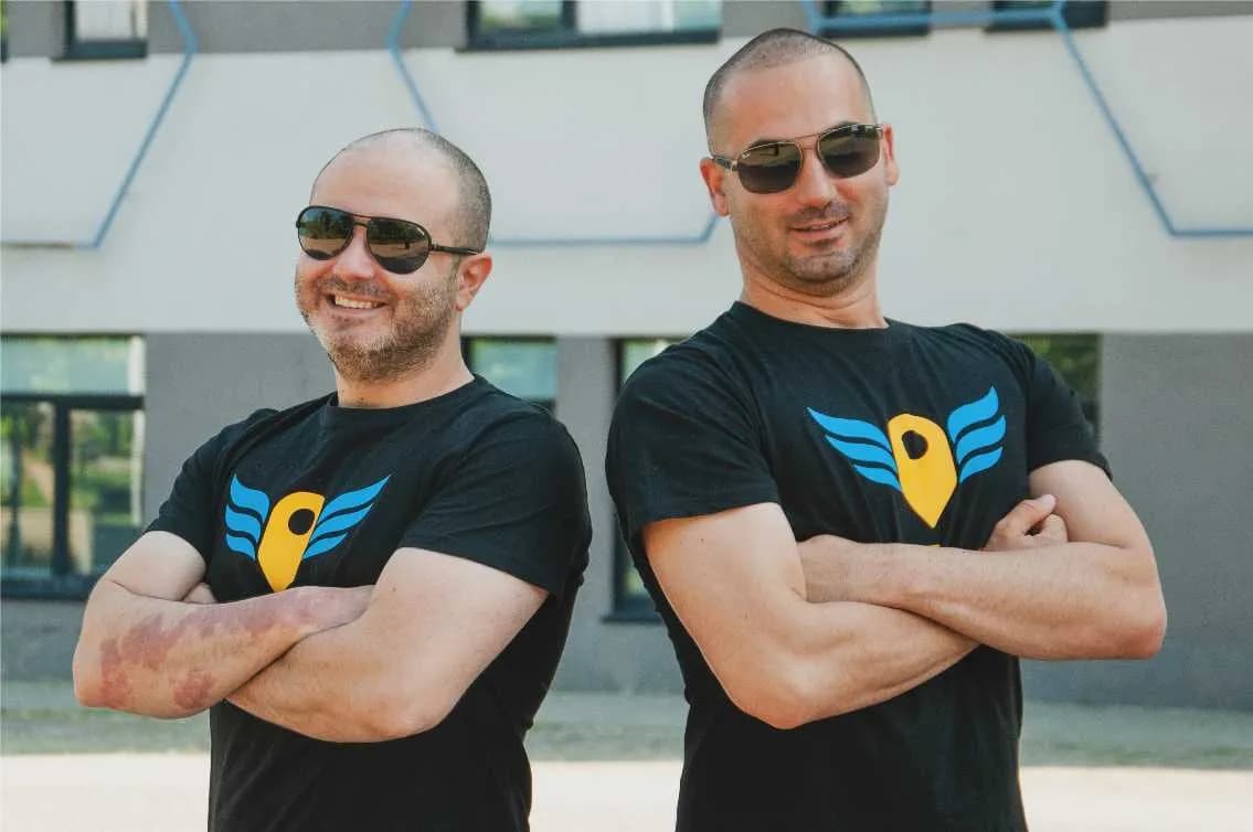 TagTrack part of the team posing