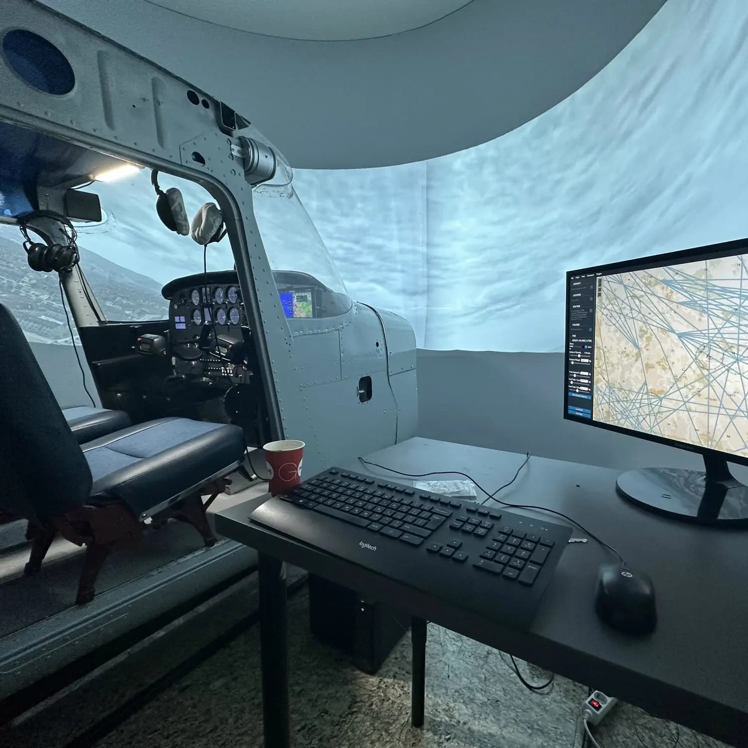 Portfolio project image for C-172 Flight Simulator