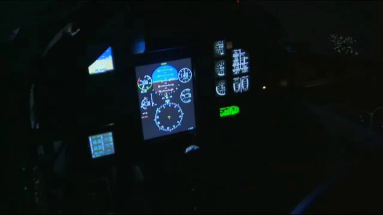 Pilatus PC-9M Flight Simulator completed with view in the cockpit